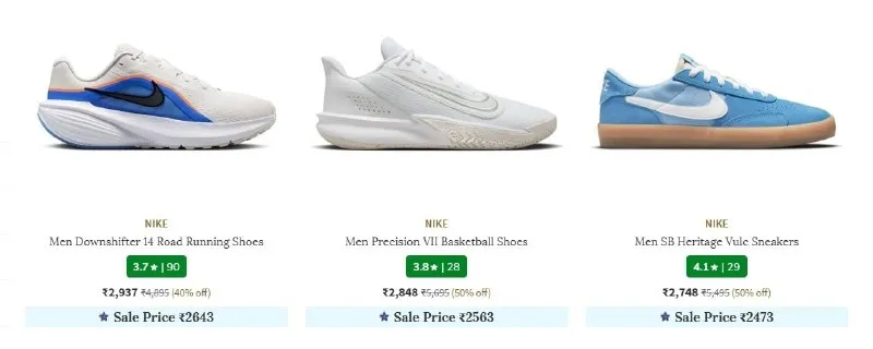Nike Shoes At Discounted Price