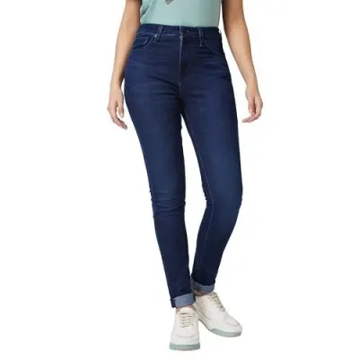 Spykar High Rise Skinny Fit Blue Jeans for Women (Size: 32)-WDADO1BD287 at ₹440