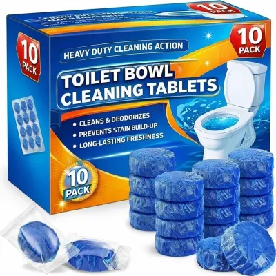 Pack of 10 Automatic Flush Toilet Bowl Cleaner at ₹59