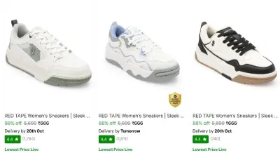 RedTape Men's Shoes from ₹666
