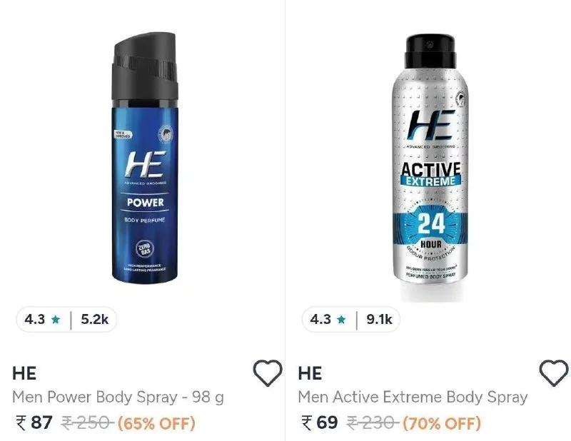 Upto 65% Branded Grooming Products