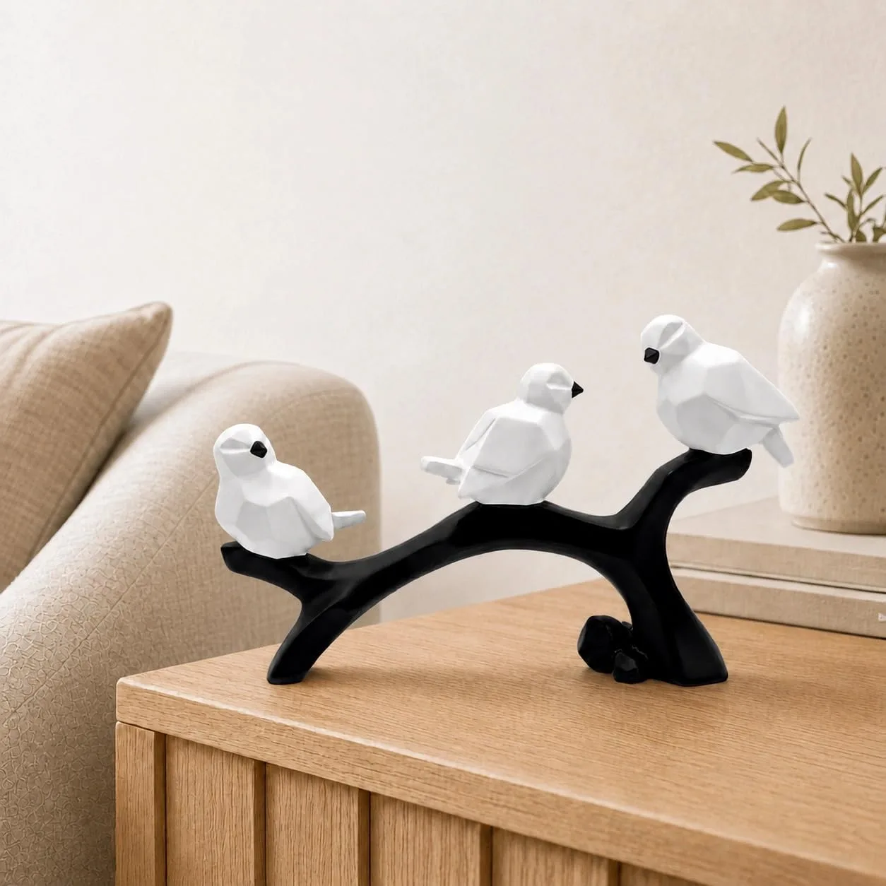 Birds Sculpture (Black & White) at ₹799