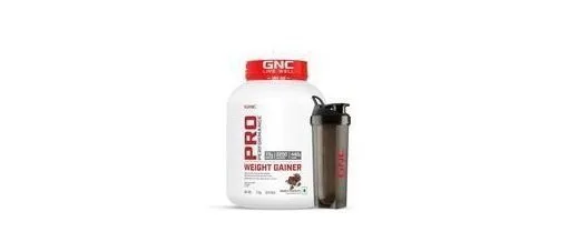 GNC Pro Performance Weight Gainer & Black Shaker (Double Chocolate, 3 Kg with Shaker) at ₹1,844