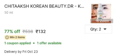 CHITAAKSH KOREAN BEAUTY.DR at ₹132