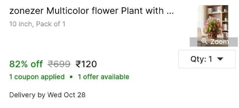 Home Decor Artificial Flowers