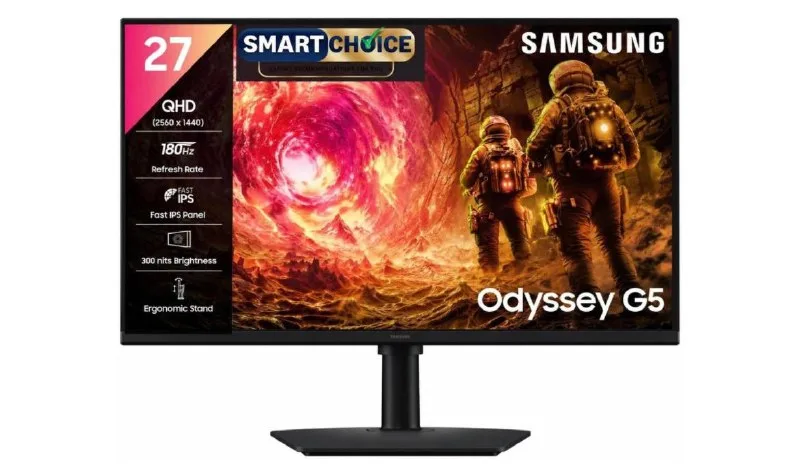 Samsung 27" Odyssey G5 Fast IPS Gaming Monitor at ₹14,349