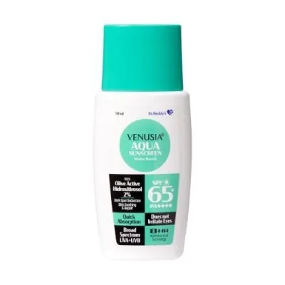 VENUSIA Dr. Reddy's Water Based Sunscreen SPF 65 : Broad Spe at ₹796