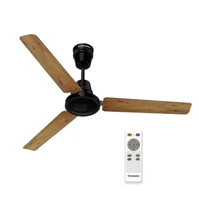 Crompton Energion HS Wood 1200mm (48 inch) High Speed 5S Energy Efficient BLDC Ceiling Fan (Light Pinewood), Pack of 1 at ₹2,282