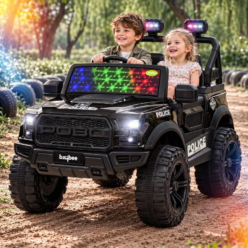 Baybee Bronco Police Edition Baby Battery Operated Jeep for Kids at ₹5,999