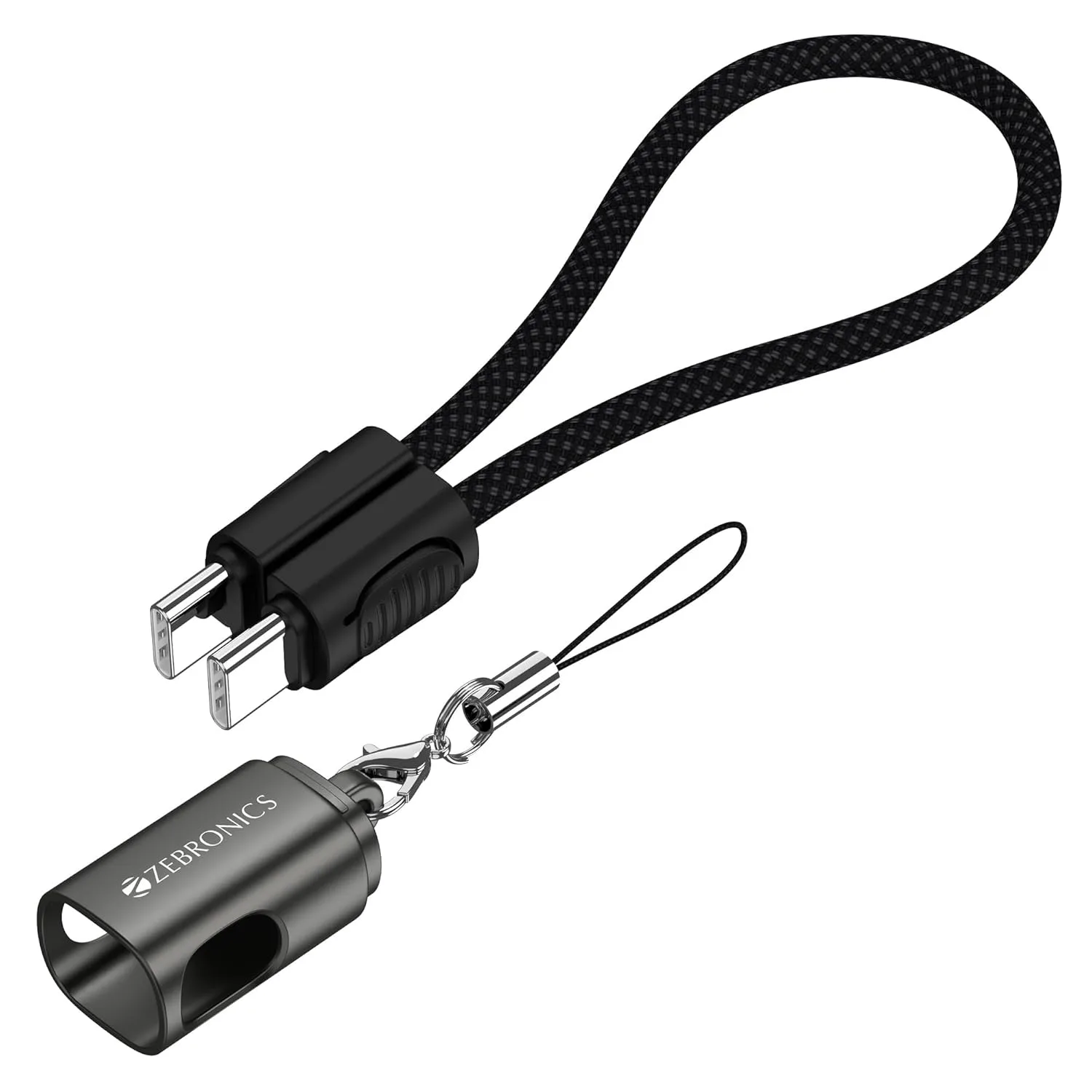 Zebronics Wattz Type-C to Type-C Braided Cable at ₹169