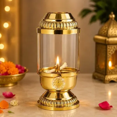 SANVI HANDICRAFT Akhand Jyot Diya at ₹169