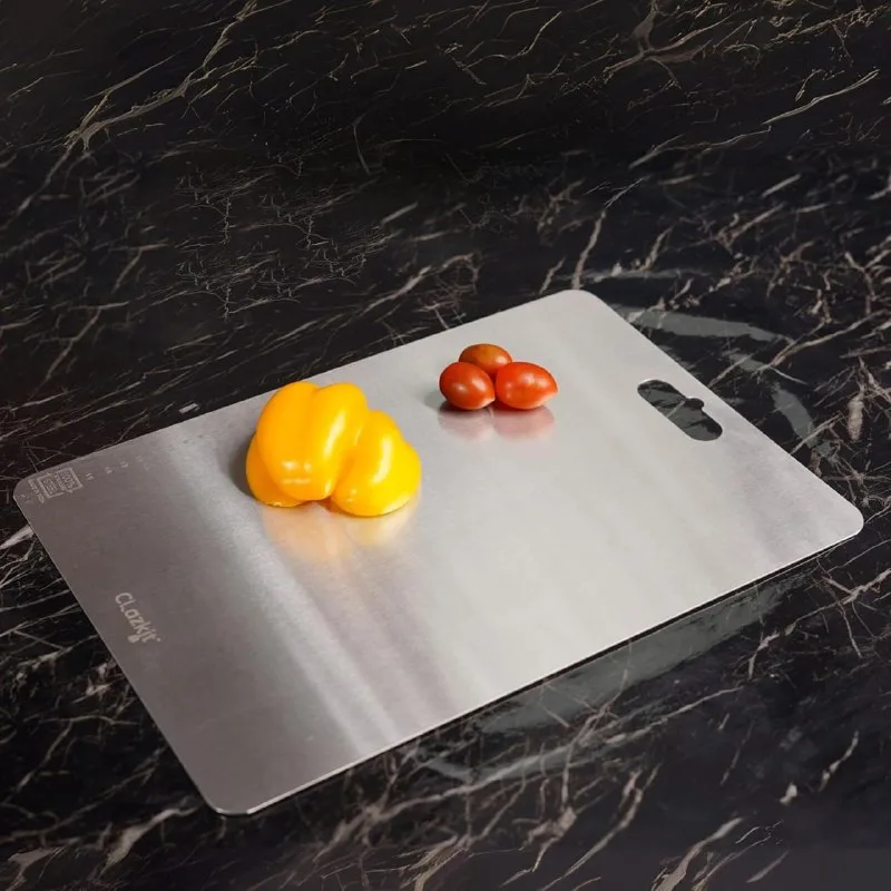 Clazkit Stainless Steel Chopping Board Vegetable,Fruit Cutting, Kneeding at ₹176