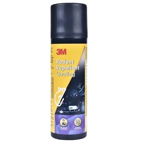 3M Rodent Repellent Coating Spray, Prevents Rat Bites in Engine Parts and Wires, Highly Effective, Leak-Free, Easy-to-Spray, Bitter Taste, N at ₹205