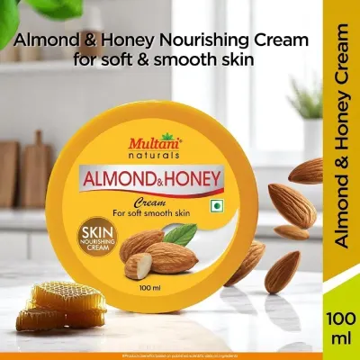 Multani Naturals Almond & Honey Cream, 100ml at ₹84