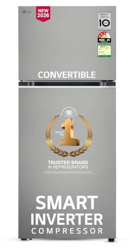 LG 380 L, 3 Star, Convertible, Smart Inverter, Frost-Free Double Door, Wi-Fi Enabled Refrigerator with Multi Air Flow at ₹38,990