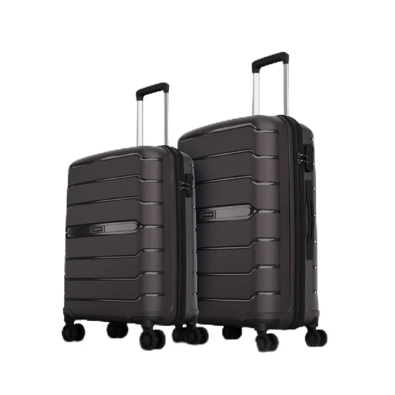 Aristocrat Liberty Set of 2 (Cabin+Medium) Trolley Bags, Saddle Brown at ₹2,329