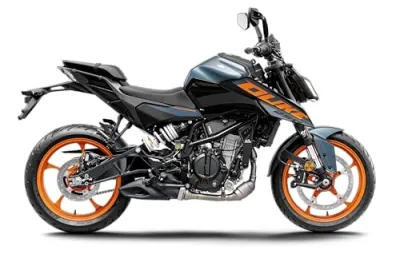 KTM Duke 250 Bike Blue Black Booking for Ex-Showroom Price at ₹2,10,986