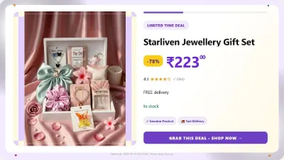 Starliven Jewellery Gift Set at ₹223