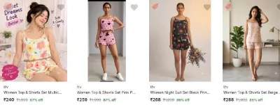 - TFV Women Night Suits at ₹229