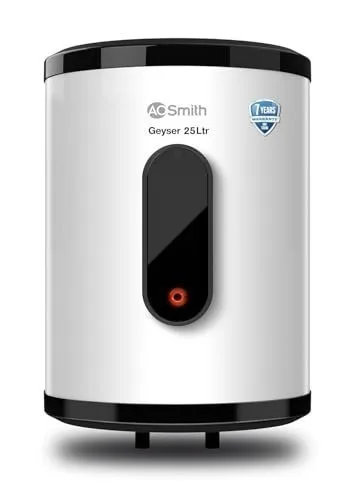 AO Smith Geyser VAS PLUS 25 Litre | 4 Star BEE Rating | Powerful 2KW Water Geyser for Bathroom | 2X at ₹6,570