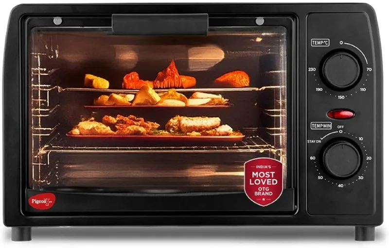 Pigeon 14-Litre Oven Toaster Grill OTG 19004365, Black at ₹1,799