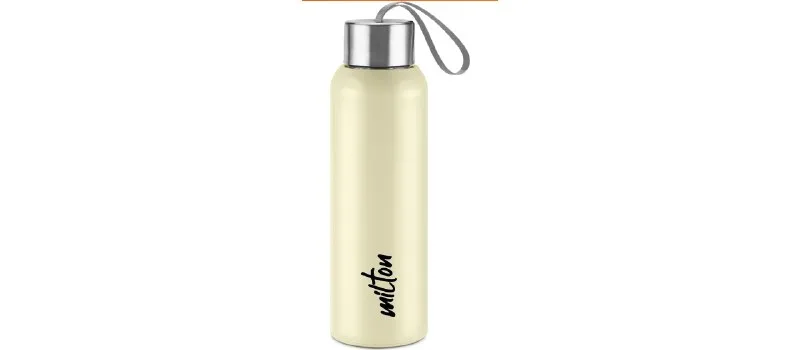 Milton Halo 600 Steel Thermoware 500 ml, Beige at ₹249