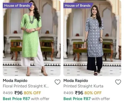 Kurta at ₹96