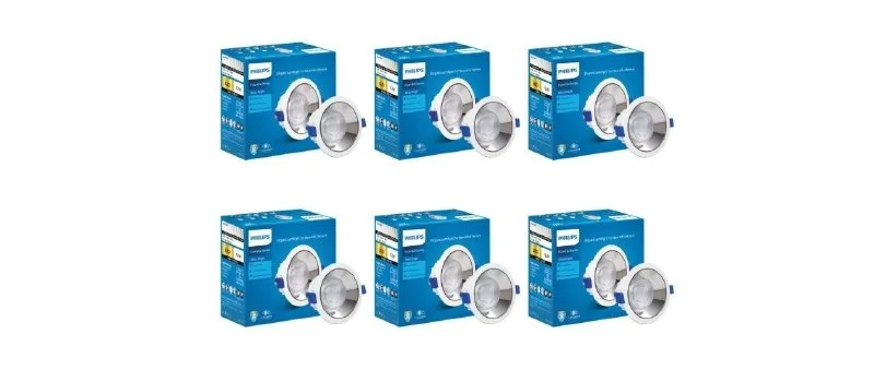 Wipro 8w downlighter Junction Box, Warmwhite (Pack of 1) at ₹132