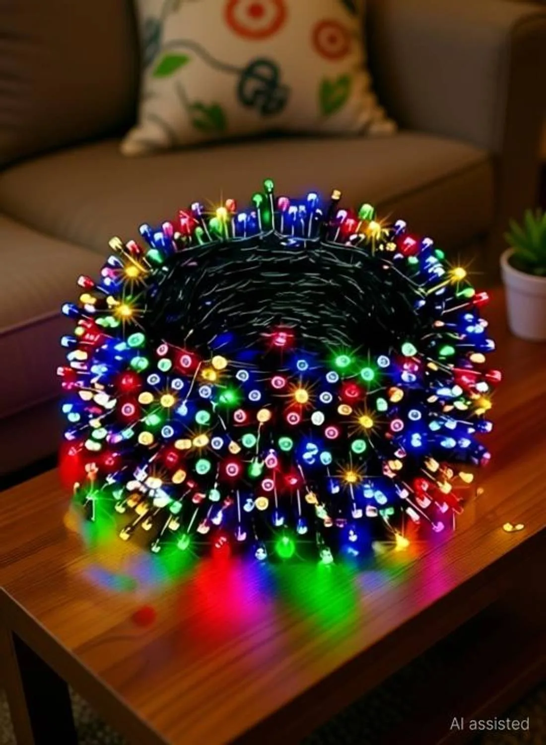 Multicolor LED Lights (45m) at ₹113